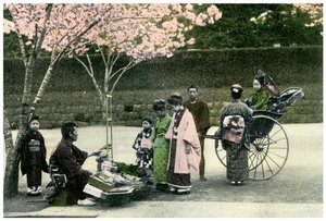 Egy utcai kereskedő, Japán, 1904 alkotó: Unbekannt