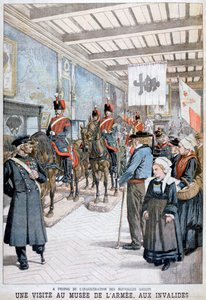A háborús veteránok látogatása a Hadsereg Múzeumban, 1903 alkotó: Unbekannt