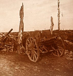 Elhagyott ágyúk, c1914-c1918 alkotó: Unbekannt