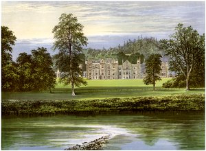 Abbotsford, Roxburghshire, Skócia, a Scott család otthona, 1880 alkotó: Unbekannt