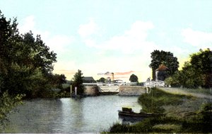 Abingdon Lock, Oxfordshire, XX. század alkotó: Unbekannt