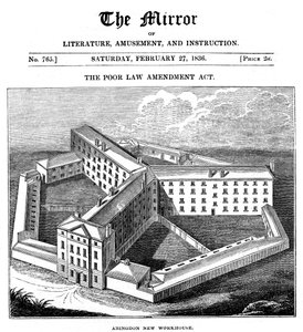 Abingdon Workhouse, Oxfordshire, az Abingdon Union számára épült, 1836 alkotó: Unbekannt