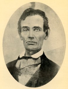 Abraham Lincoln, 1858, 1930. alkotó: Unbekannt
