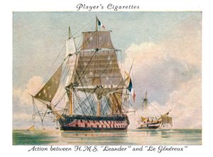 Akció H.M.S.Leander és Le Genereux között, 1936. alkotó: Unbekannt