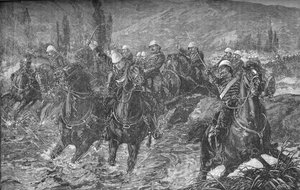 Akció a Chardeh-völgyben, 1879. december 11., Próbáljuk megmenteni a fegyvereket, 1879, 1880. alkotó: Unbekannt