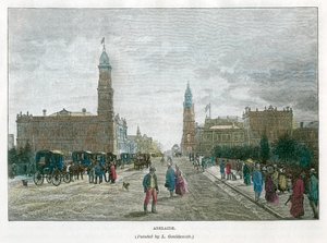 Adelaide, Dél-Ausztrália, Ausztrália, c1890 alkotó: Unbekannt