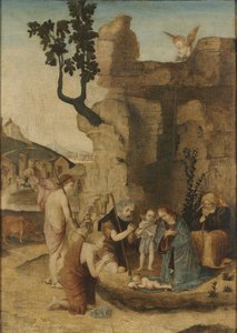 Pásztorok imádása, c. 1500. alkotó: Unbekannt