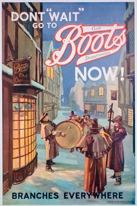 A Boots the Chemists hirdetése, 1924 alkotó: Unbekannt