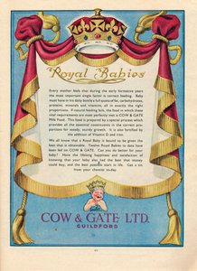 A Cow & Gate Ltd. hirdetése, 1951 alkotó: Unbekannt