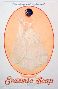 Erasmic szappan reklámja, 1920 alkotó: Unbekannt