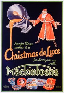 Mackintoshs karamellreklám, 1934 alkotó: Unbekannt