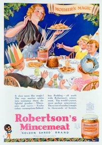 A Robertsons Mincemeat reklámja, 1933 alkotó: Unbekannt
