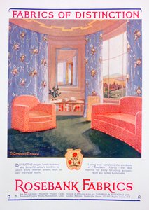 A Rosebank Fabrics hirdetése, 1935 alkotó: Unbekannt