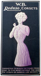 1900-as évekbeli WB Reduso fűzők hirdetése alkotó: Unbekannt