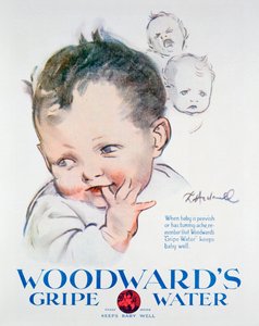 A Woodwards Gripe Water hirdetése, 1925 alkotó: Unbekannt