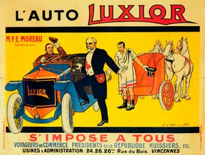 Luxior autók hirdetése, c1912-1914 alkotó: Unbekannt