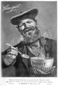 A Provost Oats reklámja, 1901 alkotó: Unbekannt
