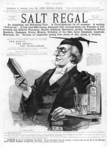 Salt Regal tonik reklámja, 1890 alkotó: Unbekannt