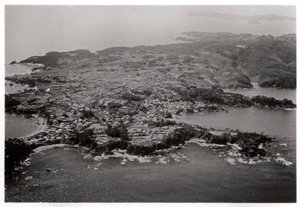 Oginohama, Japán légi felvétele egy Zeppelinről, 1929 1933 alkotó: Unbekannt