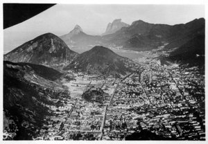 Rio de Janeiro, Brazília légi felvétele egy Zeppelinről, 1930 1933 alkotó: Unbekannt