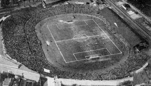 Légifelvétel a Stamford Bridge-ről, a Chelsea Football Club stadionjáról, London, 1922 alkotó: Unbekannt
