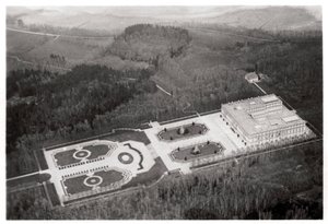 A Herrenchiemsee-palota légi felvétele, Bajorország, Németország, Zeppelinről, c1931 1933 alkotó: Unbekannt
