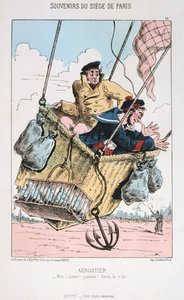 Aerostier, Párizs ostroma, 1870-1871 alkotó: Unbekannt