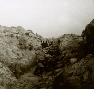 A támadás után Rozieres, Franciaország, 1914-c1918 alkotó: Unbekannt