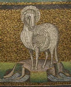 Agnus Dei, bizánci, 20. század eleji eredeti, 6. századi keltezésű. alkotó: Unbekannt