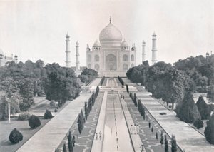 Agra. A Taj Mahal, 1920. alkotó: Unbekannt