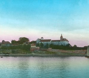 Akershus erőd, Christiania, Oslo, Norvégia, 19. század vége – 20. század eleje. alkotó: Unbekannt