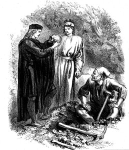 Jaj, szegény Yorick! Ismertem őt, Horatio, 1850 alkotó: Unbekannt