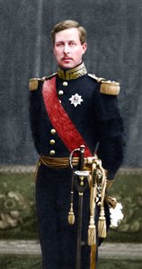 I. Albert 1875-1934, a belgák királya 1909-től, katonai egyenruhában alkotó: Unbekannt