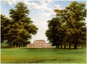 Aldby Park, Yorkshire, a Darley család otthona, 1880 alkotó: Unbekannt