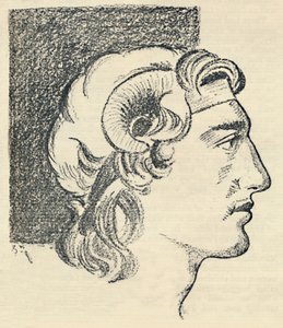 Nagy Sándor egy ógörög érméből, 1936. alkotó: Unbekannt