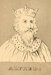 Alfred, c847-899, 1830. alkotó: Unbekannt