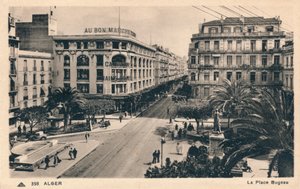 Algír – Place Bugeau, 1930 alkotó: Unbekannt