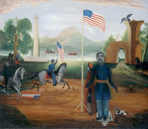 A szabadság allegóriája, 1863 vagy utána. alkotó: Unbekannt