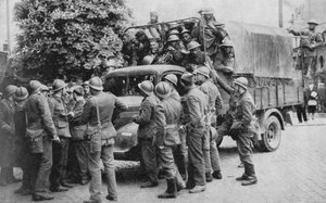 Szövetségesek mennek Belgium segélyére, 1940, 1940 alkotó: Unbekannt