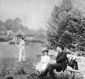 Alphonse Daudet francia regényíró, 1890 alkotó: Unbekannt