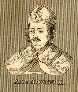 Alphonso X, 1221-1284, 1830. alkotó: Unbekannt