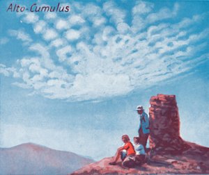 Alto-Cumulus – A fő felhőformák tucatja az égen, 1935 alkotó: Unbekannt