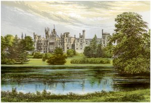 Alton Towers, Staffordshire, Earl of Shrewsbury otthona, 1880 alkotó: Unbekannt