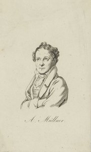 Amandus Gottfried Adolf Muellner 1774-1829, 1810-1820. alkotó: Unbekannt