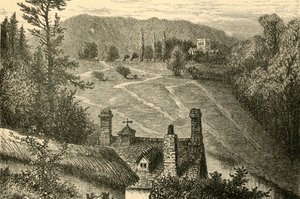 Amesbury, Vespasians tábor felé tekintve, 1898. alkotó: Unbekannt