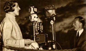 Amy Johnson adás a Croydon repülőtérről, 1930, 1933. alkotó: Unbekannt