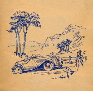 Album of Motor Cars első borítója, 1936 alkotó: Unbekannt