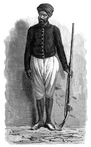 Tuniszi arab katona, 1890 alkotó: Unbekannt