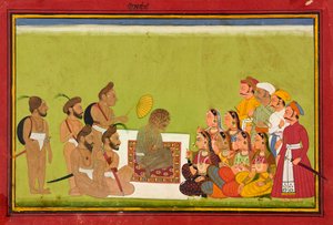 Közönség Rom Rishivel, kb. 1700-1725. alkotó: Unbekannt