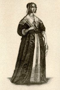 Egy angol hölgy házi ruhában, 1640, 1937. alkotó: Unbekannt